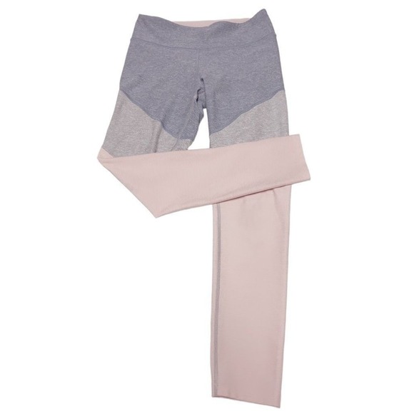 Outdoor Voices Medium Earthy Color Block Full Length Leggings - Picture 1 of 13